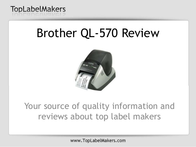 Software Brother Ql-570 Mac